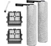DianSung Cepillo Rodillo + Piezas De Repuesto De Filtro para Aspiradora En Seco Y Húmedo para Tineco Floor One S5 Combo / S5 Combo Power Kit, Juego De Accesorios 2 Rodillos De Cepillo + 2 Filtros