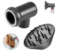 DianSung Difusor y adaptadores accesorios para Dyson Airwrap Styler HS01 HS03 HS05, conviértalo en piezas de repuesto para secador de pelo, accesorio para secador de pelo difusor