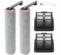 DianSung Repuestos para aspiradora en seco y húmedo para Dreame H15 Mix/ H12 Pro FlexReach /H15 Pro Juego de accesorios 2 rodillos de cepillo, 2 filtros y 1 cepillo de limpieza