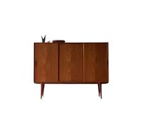 DIANXI Gabinete Tipo Bufé Aparador de Madera Maciza Estilo Retro 160 x 42 120 cm, Mueble nórdico for Porche, Entrada, Zapatero multifunción, Sala Estar Gabinete para Cubiertos