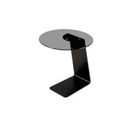 DIANXI Sofá Mesa de Centro Mesa Auxiliar de Lujo Estilo Italiano, sofá, Sala Estar, Mesa Esquina Vidrio, Centro Redonda pequeña Moderna