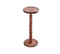 DIANXI Sofá Mesa de Centro Mesa Auxiliar Vintage, Mesa de Centro compacta, mesita Noche, Estante Almacenamiento móvil, candelabro, pequeña