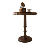 DIANXI Sofá Mesa de Centro Mesa de Centro pequeña Estilo Vintage francés, Mesa Auxiliar for sofá Sala Estar, Redonda compacta for apartamento o balcón, Esquina Retro