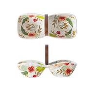DIANXI Tazones de Frutas Creativo Portátil Colorido Nube Flor Frutero Cerámica Ensaladera Sala De Estar Plato For Frutos Secos Snack Bowl Cesta de Frutas y Verduras