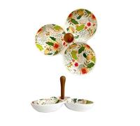 DIANXI Tazones de Frutas Plato Creativo For Frutos Secos, Cuenco De Cerámica For Cocina, Ensaladera, For Aperitivos Y Dulces For Sala Estar Cesta de Frutas y Verduras