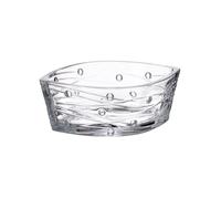 DIANXI Tazones de Frutas Plato De Fruta Cristal Simple Y Elegante, Mesita For Café Sala Estar, Cubo Transparente, Ensaladera Cesta de Frutas y Verduras