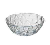DIANXI Tazones de Frutas Plato de fruta vidrio totalmente templado, ensaladera for el hogar, adorno tazón sopa, plato creativo for aperitivos y dulces Cesta de Frutas y Verduras