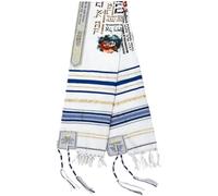 Dianzan Chal De Oración Judío De Israel Talit Judío con Tzitzit Bufanda De Oración con Borlas Tejidas a Mano Talit De Oración Israel Yeshua Wraps Chal