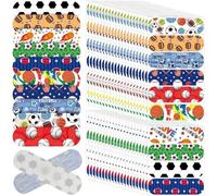 Dianzan Juego De 50 Tiritas Adhesivas para Niños, con Dibujos De Fútbol, para Dedos, para Niñas Y Niños.