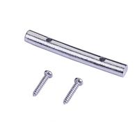 DIAO79NI 1 barra de retención de cuerda de guitarra de latón de 48 mm, guías de cuerda para Floyd Rose, sistema de puente de trémolo de doble bloqueo (cromo)