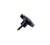 DIAO79NI 1 pieza Pro de acero de 19 mm redondo vintage para bajo eléctrico Fender Precision Jazz Bass (negro)