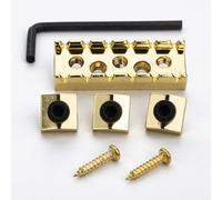 DIAO79NI 1 tuerca de bloqueo de metal para guitarra de 43 mm, para guitarra eléctrica Floyd Rose, sistema de doble bloqueo (dorado)