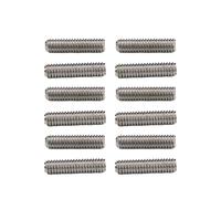 DIAO79NI 12 tornillos hexagonales M2,5 x 10 mm para puente de guitarra eléctrica o bajo (cromado)