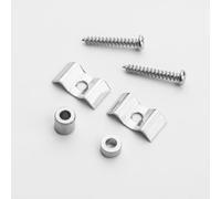 DIAO79NI 2 guías de cuerda vintage de metal para guitarra eléctrica Fender Strat Tele Style (cromo)