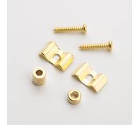 DIAO79NI 2 guías de cuerda vintage de metal para guitarra eléctrica Fender Strat Tele Style (dorado)