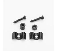 DIAO79NI 2 guías de cuerda vintage de metal para guitarra eléctrica Fender Strat Tele Style (negro)
