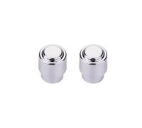 DIAO79NI 2 pomos de plástico para interruptor de barril de guitarra, 3 vías, para tele telecaster de Estados Unidos/importación, cromados