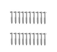 DIAO79NI 20 tornillos Humbucker para marco de pastilla Humbucker de 2,5 mm x 18 mm (plata)
