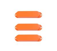 DIAO79NI 3 fundas de plástico de 84 mm para guitarra eléctrica de una sola bobina (naranja)