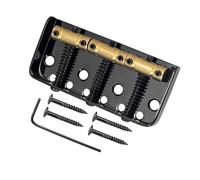 DIAO79NI 3 sillines de latón compensados para guitarra eléctrica Vintage Tele TL Telecaster (negro)