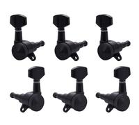 DIAO79NI 3L3R - Clavijas de afinación para guitarra eléctrica y acústica de estilo folk (negro)