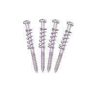 DIAO79NI 4 tornillos de montaje M3 x 37 mm para pastilla de bajo de precisión P o J Bass o pastillas de jabón P90 (cromado)