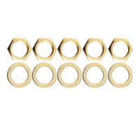 DIAO79NI 5 tuercas de interruptor de palanca Pro M9 para selector métrico Les Paul/Box Style Pickup (dorado)