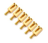 DIAO79NI 6 sillines de puente de guitarra de 10,3 mm con tornillos de resorte, llave de trémolo, compatible con Fender Strat Stratocaster Tele Telecaster, accesorios de repuesto para guitarra