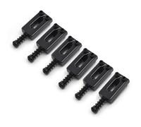 DIAO79NI 6 sillines de puente de guitarra de 10,3 mm con tornillos de resorte, llave de trémolo, compatible con Fender Strat Stratocaster Tele Telecaster, accesorios de repuesto para guitarra