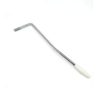 DIAO79NI Brazo de trémolo de rosca de 5 mm para guitarra eléctrica Stratocaster, sistema de trémolo, cromo/blanco