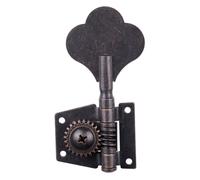 DIAO79NI Cabezal de máquina de afinador de graves de engranaje abierto vintage de 1 L para bajo Jazz Precision, bronce rojo