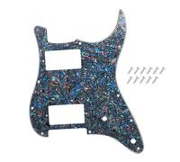 DIAO79NI Golpeador de guitarra HH de 11 agujeros Pro para Fender americano/mexicano estándar Stratocaster estilo moderno, perla envejecida, 4 capas.
