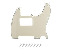 DIAO79NI Golpeador Humbucker Tele de 8 agujeros HH para Fender American/Mexican Standard Telecaster Guitarra eléctrica de estilo moderno, crema vintage, 3 capas.