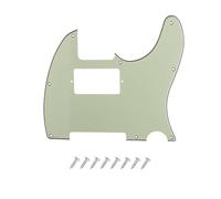 DIAO79NI Golpeador Humbucker Tele de 8 agujeros HH para Fender American/Mexican Standard Telecaster Guitarra eléctrica de estilo moderno, verde menta, 3 capas.