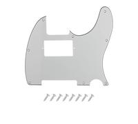 DIAO79NI Golpeador Humbucker Tele de 8 agujeros HH para Fender American/Mexican Standard Telecaster Guitarra eléctrica de estilo moderno, color blanco vintage, 3 capas.