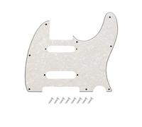 DIAO79NI Golpeador Pro de 8 agujeros para guitarra eléctrica Fender Deluxe Nashville Telecaster de Estados Unidos/México, amarillo claro, 4 capas.