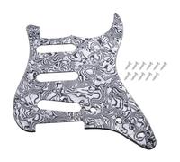 DIAO79NI Golpeador SSS Strat de 11 agujeros para guitarra eléctrica Fender Stratocaster estándar fabricada en Estados Unidos/México, estilo moderno, color cauri, 4 capas.