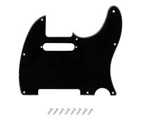 DIAO79NI Golpeador Tele de 8 agujeros para guitarra eléctrica estadounidense y mexicana Fender American Standard Telecaster de estilo moderno, negro, 1 capa.