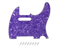 DIAO79NI Golpeador Tele de 8 agujeros para guitarra eléctrica estadounidense y mexicana Fender American Standard Telecaster de estilo moderno, perla púrpura claro, 4 capas.