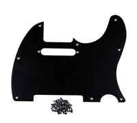 DIAO79NI Golpeador Tele de aluminio anodizado de 8 agujeros para guitarra eléctrica de estilo moderno estadounidense y mexicano Fender American Standard Telecaster (negro)