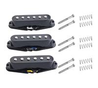 DIAO79NI Juego de 3 pastillas de cerámica de alto rendimiento de 48/50/52 mm para guitarra eléctrica estilo Strat (negro)