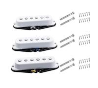 DIAO79NI Juego de 3 pastillas de cerámica de alto rendimiento de 48/50/52 mm para guitarra eléctrica estilo Strat (blanco)