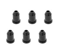 DIAO79NI Juego de 6 casquillos de montaje de cuerda suave para guitarra vintage, color negro