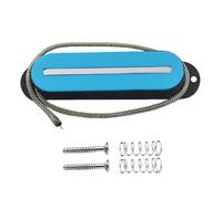 DIAO79NI Pastilla de hoja de riel de metal trenzado de alambre de una sola hoja para guitarra eléctrica ST Start (azul claro)