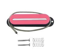DIAO79NI Pastilla de hoja de riel de metal trenzado de alambre de una sola hoja para guitarra eléctrica ST Start (rosa)