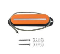 DIAO79NI Pastilla de hoja de riel de metal trenzado de alambre de una sola hoja para guitarra eléctrica ST Start (naranja)