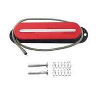 DIAO79NI Pastilla de hoja de riel de metal trenzado de alambre de una sola hoja para guitarra eléctrica ST Start (rojo)