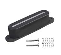 DIAO79NI Pastilla de hoja de riel de metal trenzado de alambre de una sola hoja para guitarra eléctrica ST Start (negro)