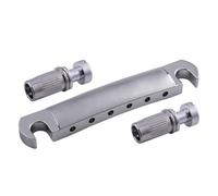 DIAO79NI Puente de tope de 52,5 mm para Gibson Epiphone Les Paul/SG/ES-335 de 6 cuerdas, aleación de zinc y hierro, guitarra eléctrica (cromo)
