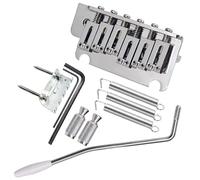 DIAO79NI Puente de trémolo de guitarra moderna ST de 52,5 mm, 2 puntos, compatible con Strats Squier/mexicano/americano (1987+) (cromado)
